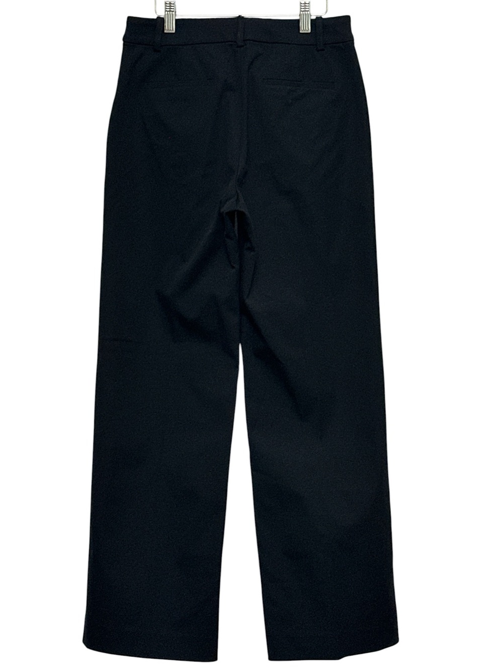 NEW J. CREW Remy full-length high-rise wide-leg dress pant Black Career Size 0 - Picture 4 of 5